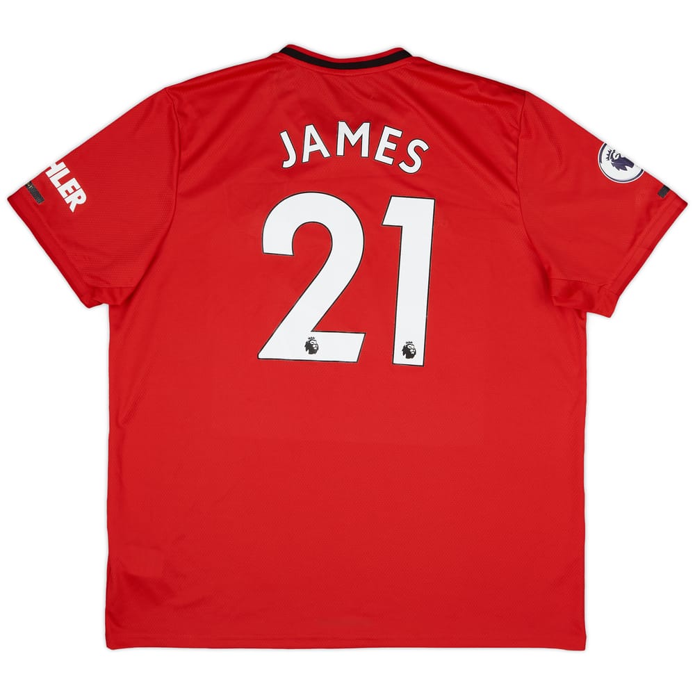 2019-20 Manchester United Home Shirt James #21 - 6/10 - (XXL)