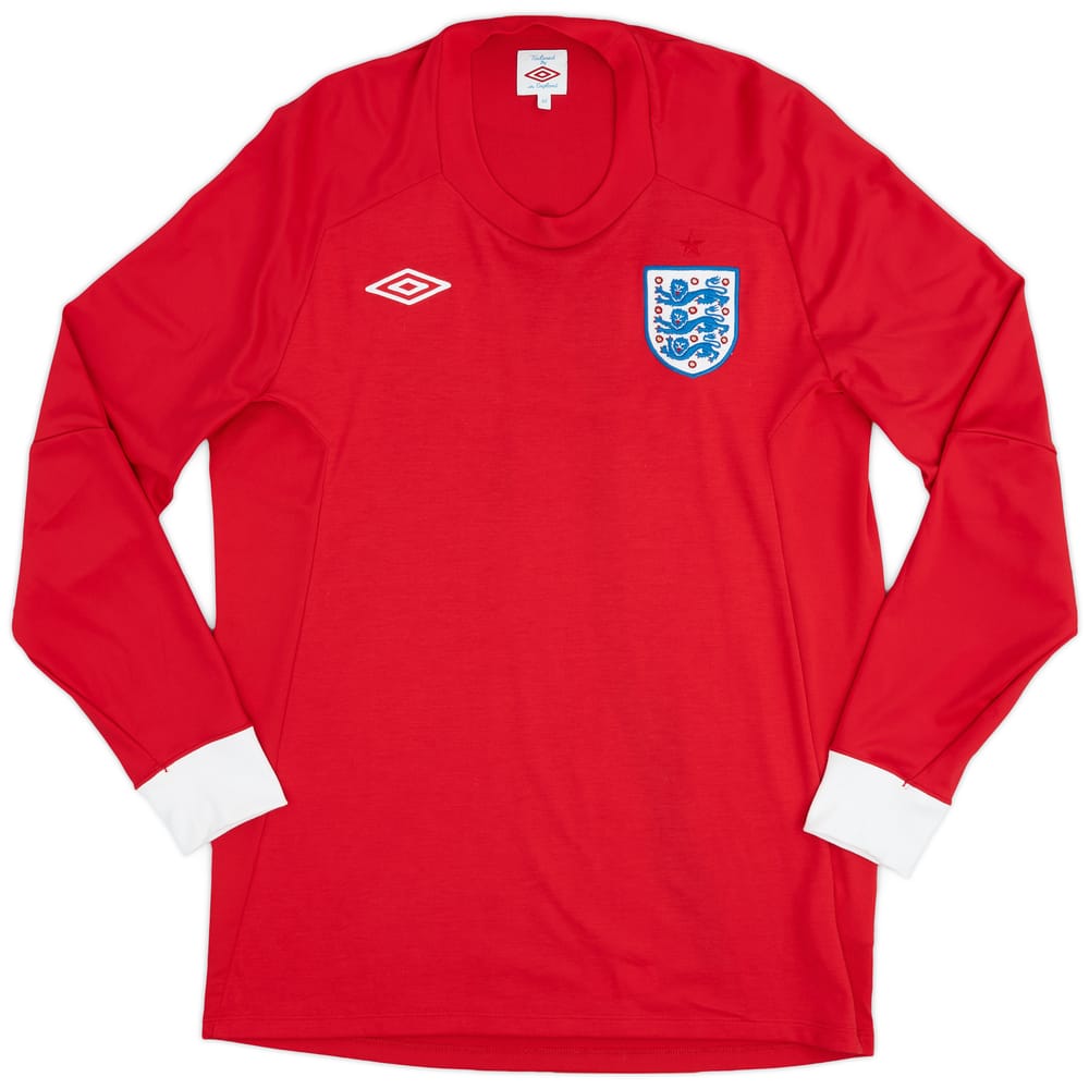 2010-11 England Away L/S Shirt - 9/10 - (L)