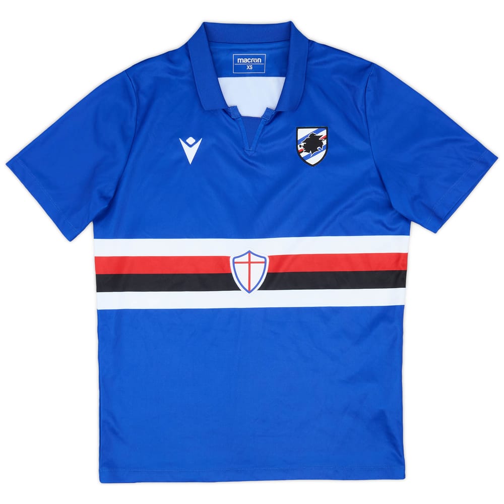 2020-21 Sampdoria Home Shirt - 8/10 - (XS)