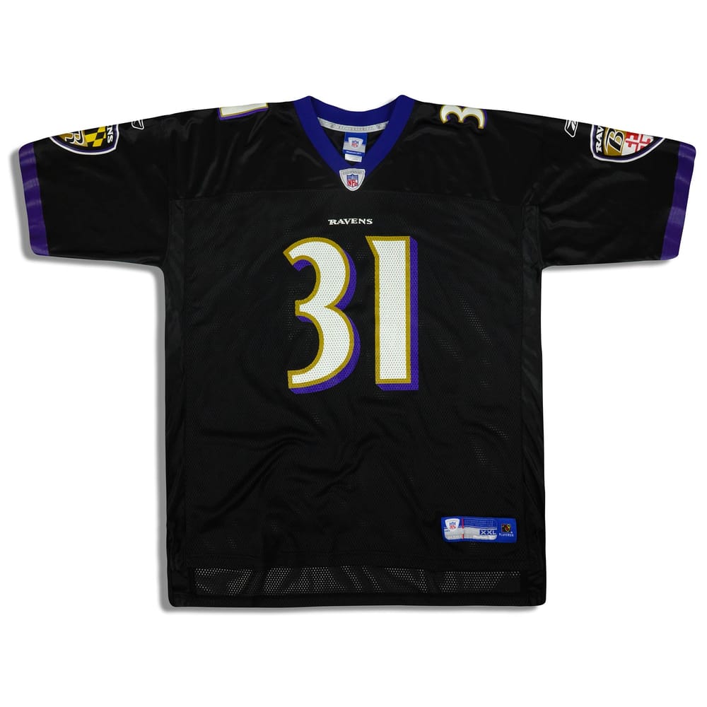 2005-06 Baltimore Ravens J. Lewis #31 Reebok On Field Jersey (Alternate) Y