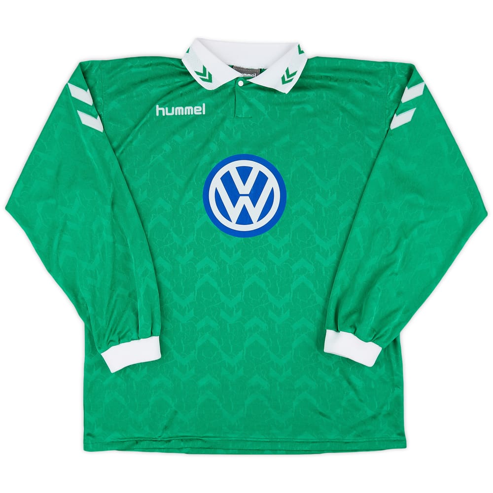 1998-00 Wolfsburg Women Match Issue Home Shirt #19