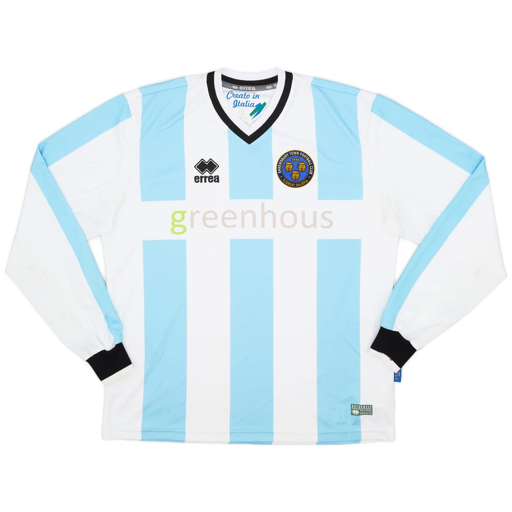 2015-16 Shrewsbury Town Away L/S Shirt - 8/10 - (M)
