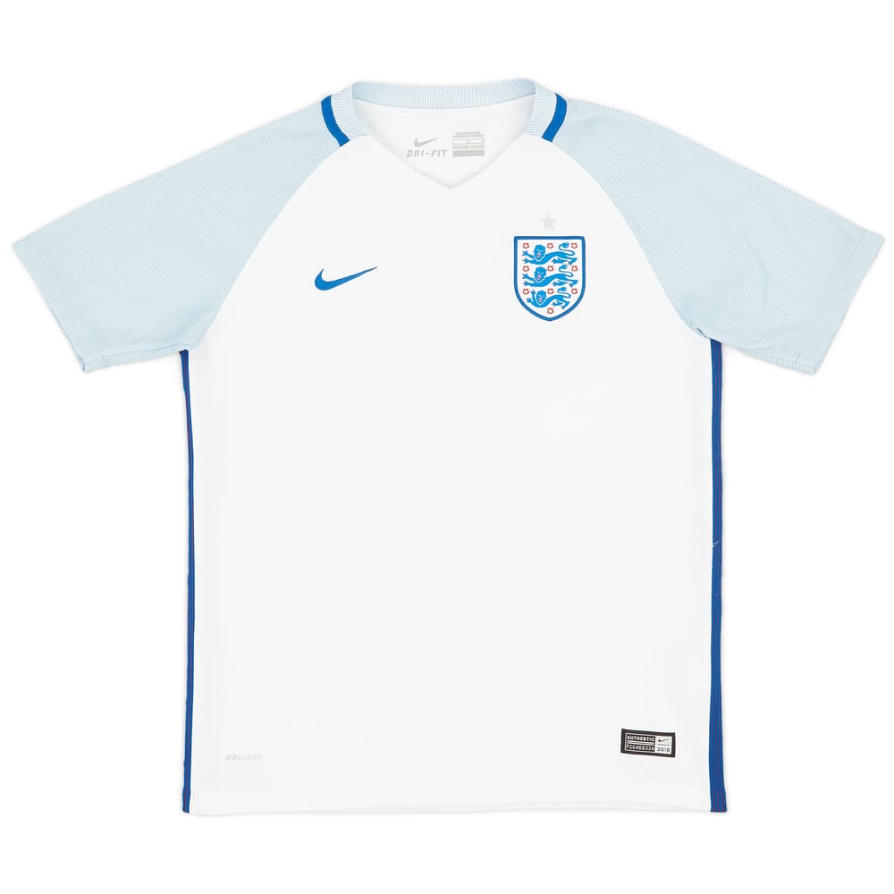 2016-17 England Home Shirt - 8/10 - (L.Boys)