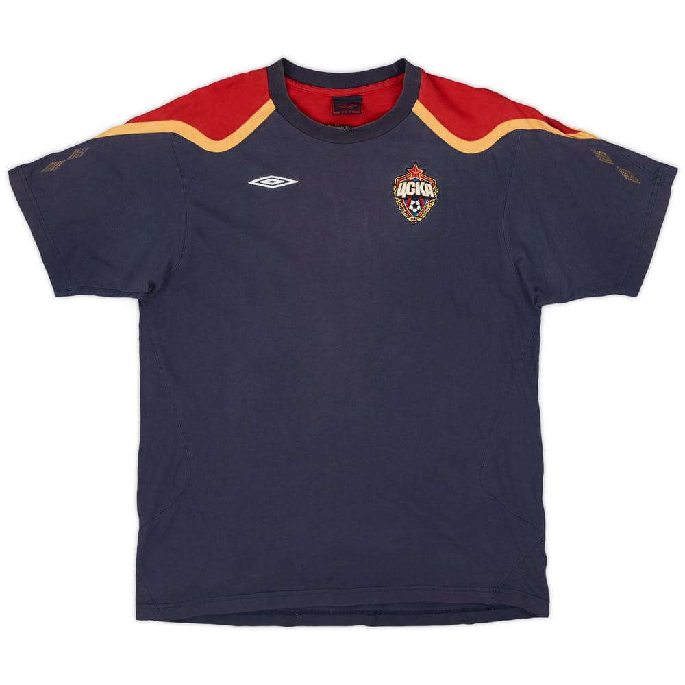 2006-07 CSKA Moscow Umbro Cotton Training Shirt - 6/10 - (M)
