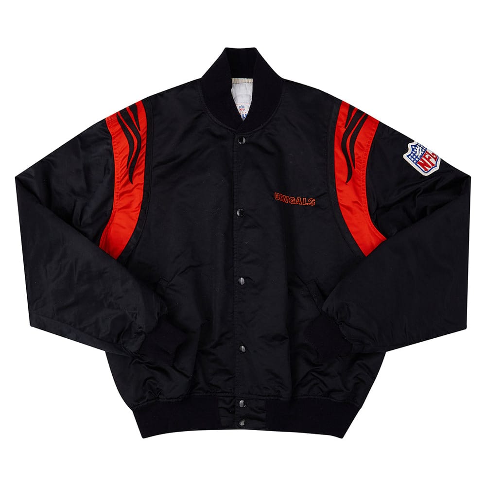 1980s Cincinnati Bengals Starter Satin Varsity Jacket XL