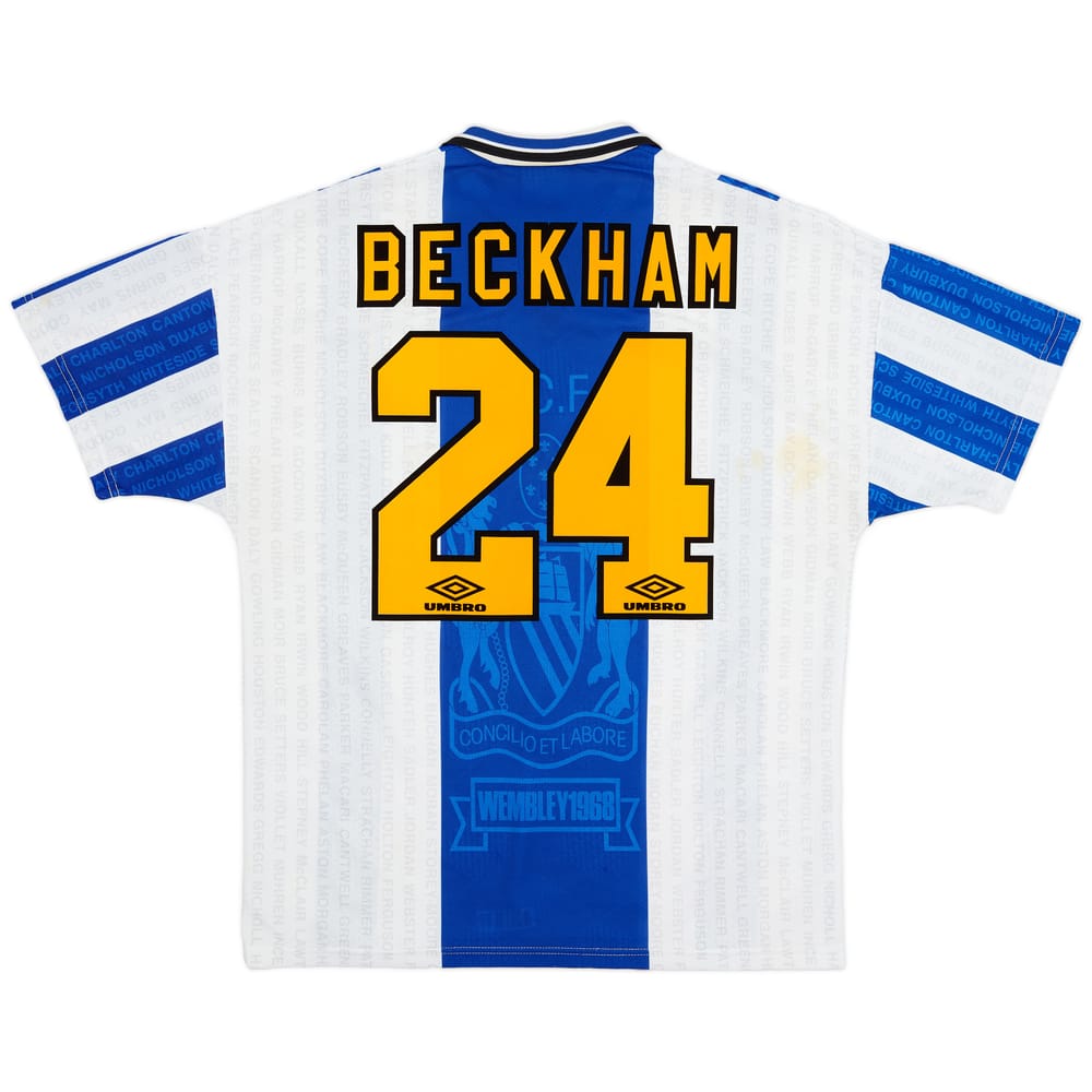 1994-96 Manchester United Third Shirt Beckham #24 - 6/10 - (L)