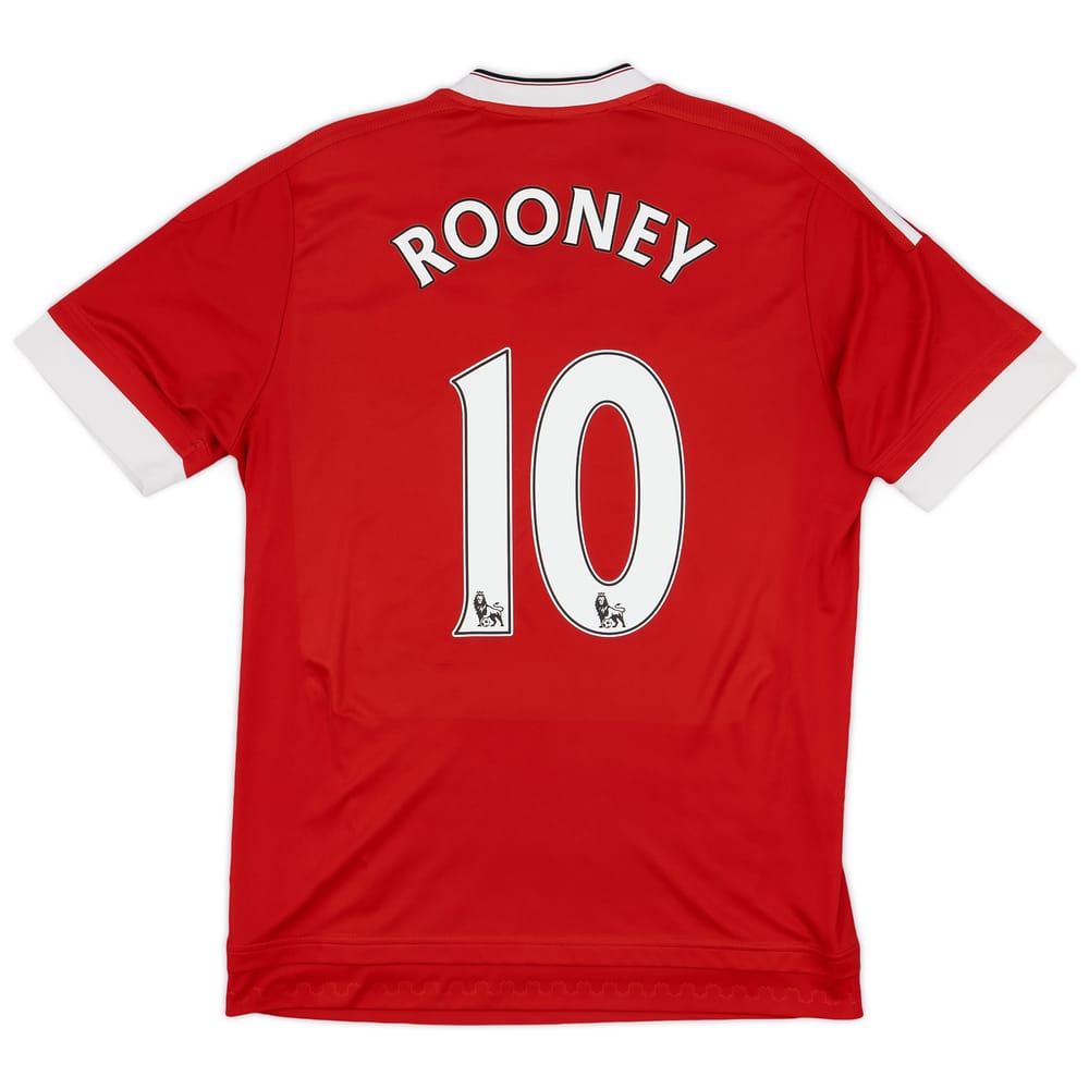 2015-16 Manchester United Home Shirt Rooney #10 - 6/10 - (M)