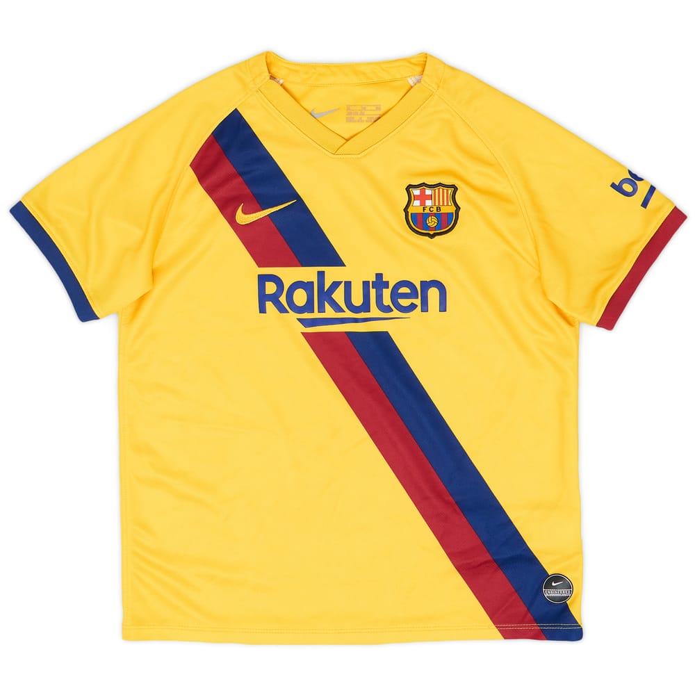 2019-20 Barcelona Away Shirt - 9/10 - (XL.Boys)