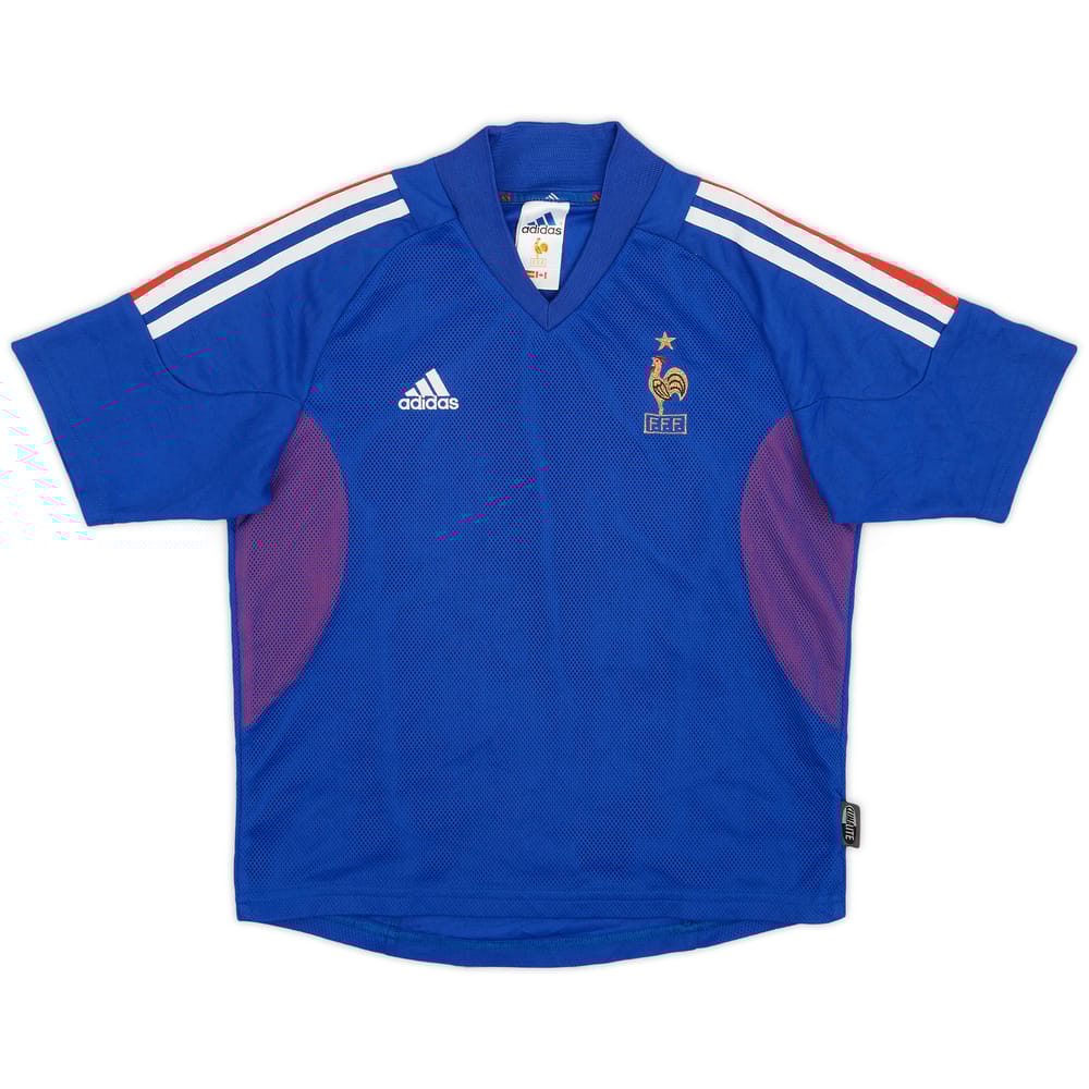 2002-04 France Home Shirt - 9/10 - (L.Boys)