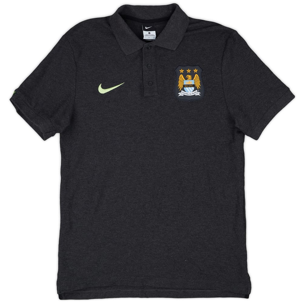 2015-16 Manchester City Nike Polo Shirt - 8/10 - (L)