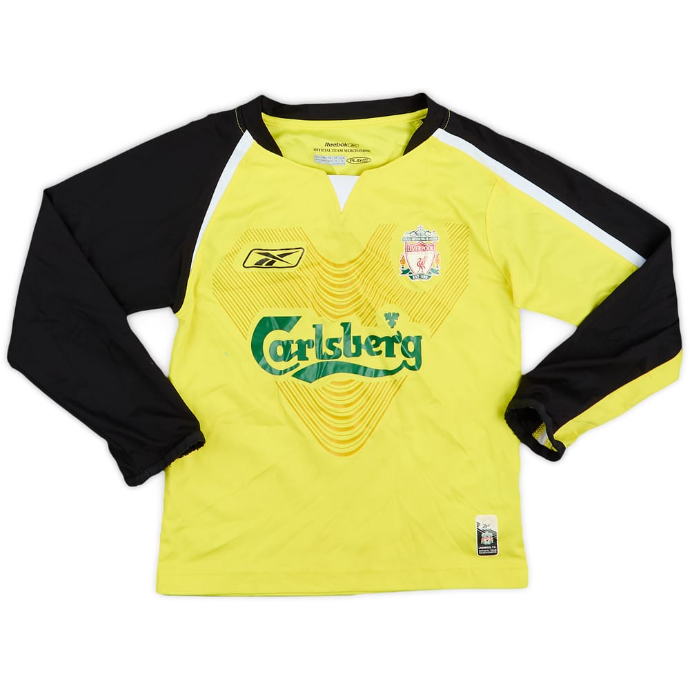2005-06 Liverpool GK Shirt - 7/10 - (6-7 Years)