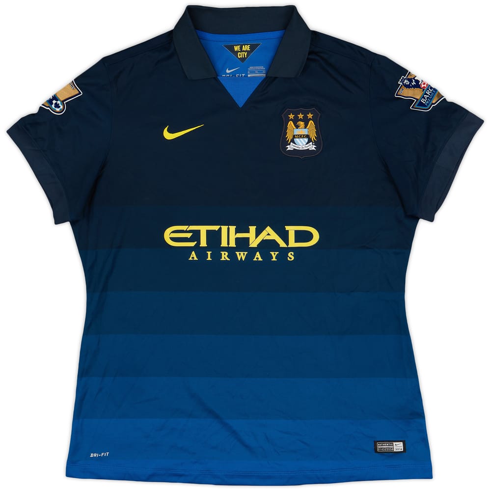 2014-15 Manchester City Away Shirt - 9/10 - (Women's XL)