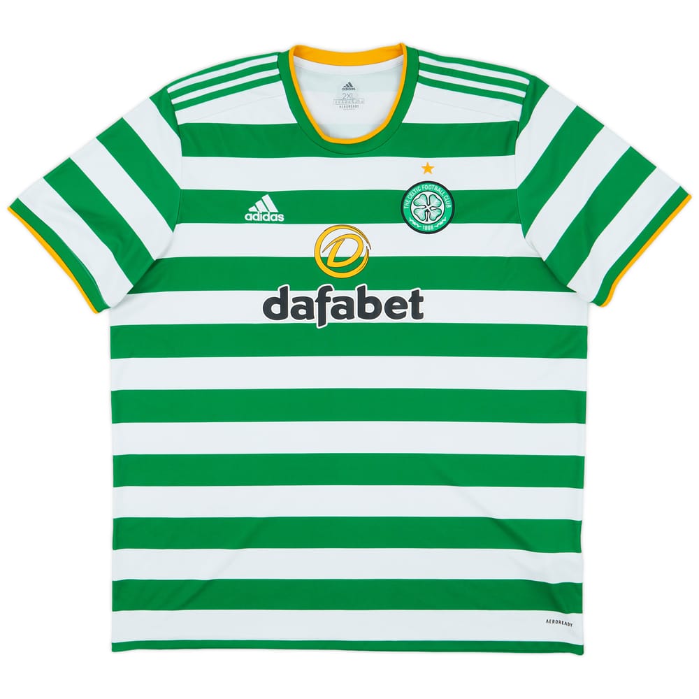 2020-21 Celtic Home Shirt - 8/10 - (XXL)