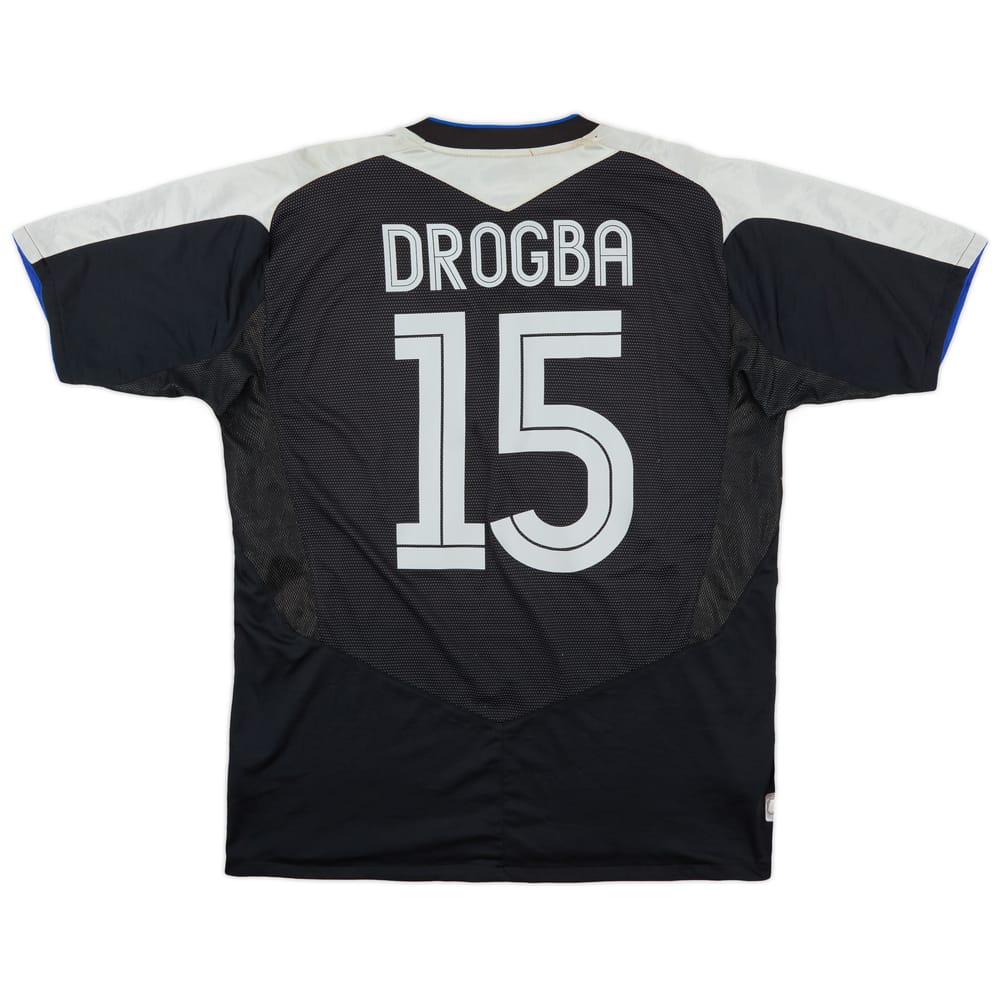 2004-05 Chelsea Away Shirt Drogba #15 - 6/10 - (L)