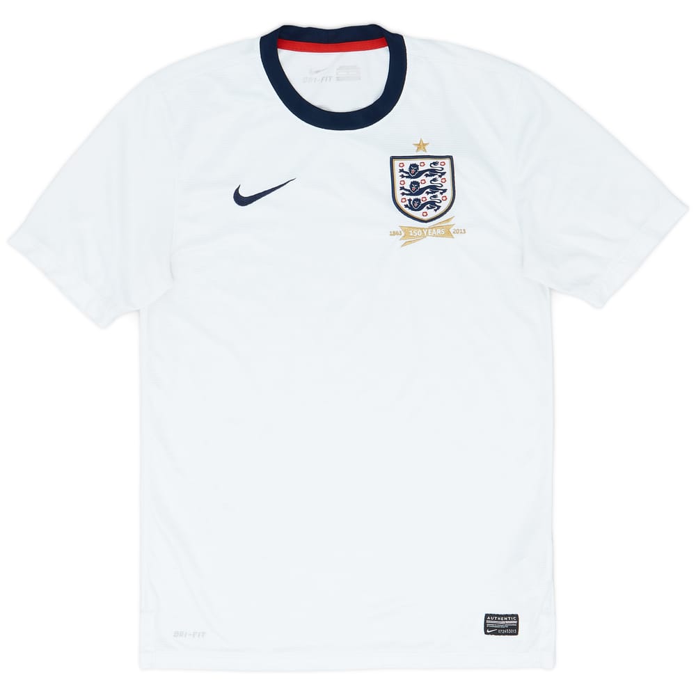 2013 England 150th Anniversary Home Shirt - 8/10 - (S)
