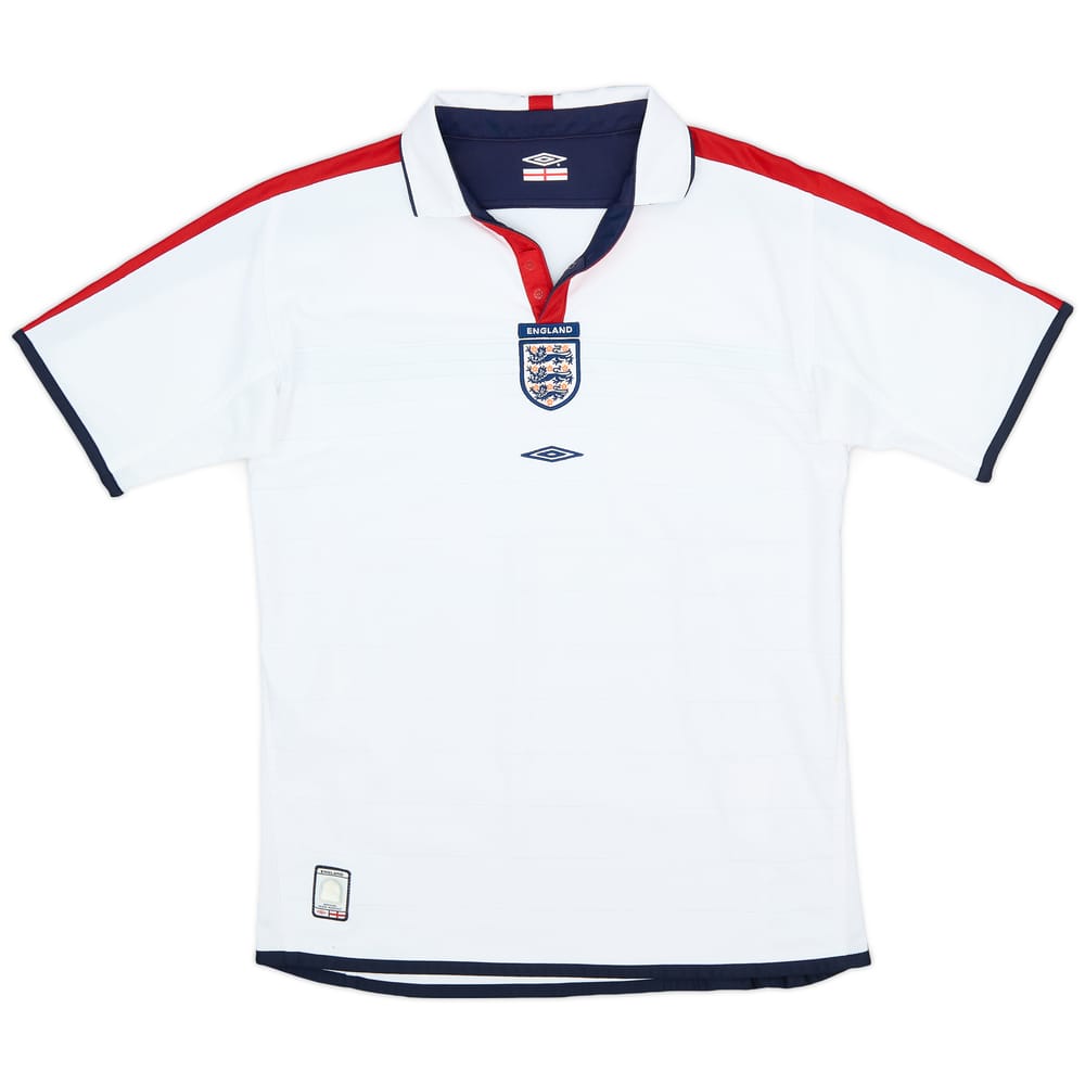 2003-05 England Home Shirt - 8/10 - (XL.Boys)