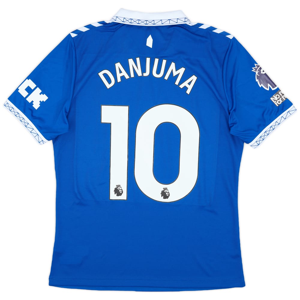 2023-24 Everton Match Issue Home Shirt Danjuma #10