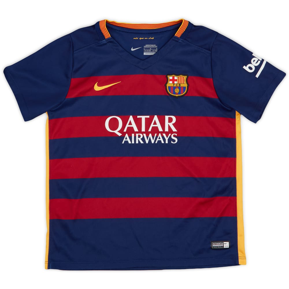 2015-16 Barcelona Home Shirt - 8/10 - (6-7 Years)