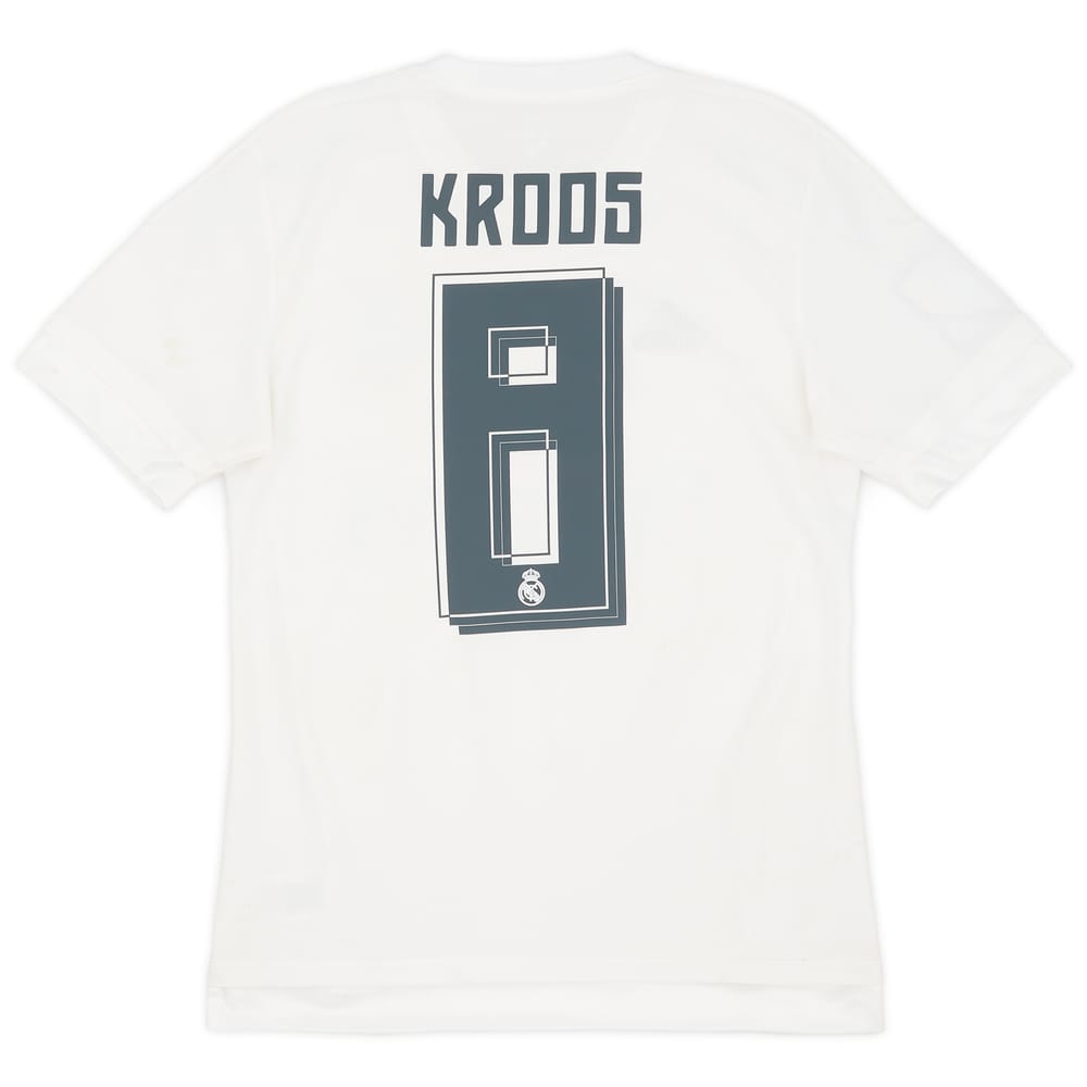 2015-16 Real Madrid Home Shirt Kroos #8 - 5/10 - (S)