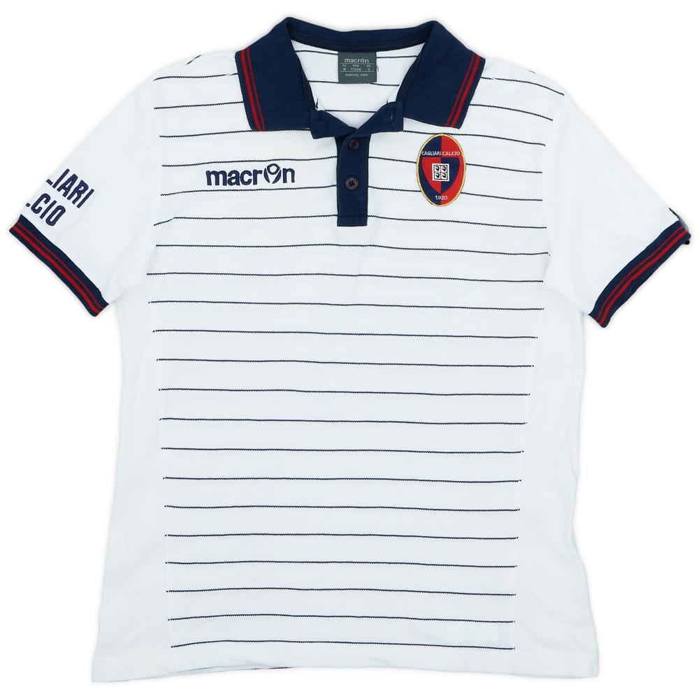 2010-11 Cagliari Macron Polo Shirt - 8/10 - (S)
