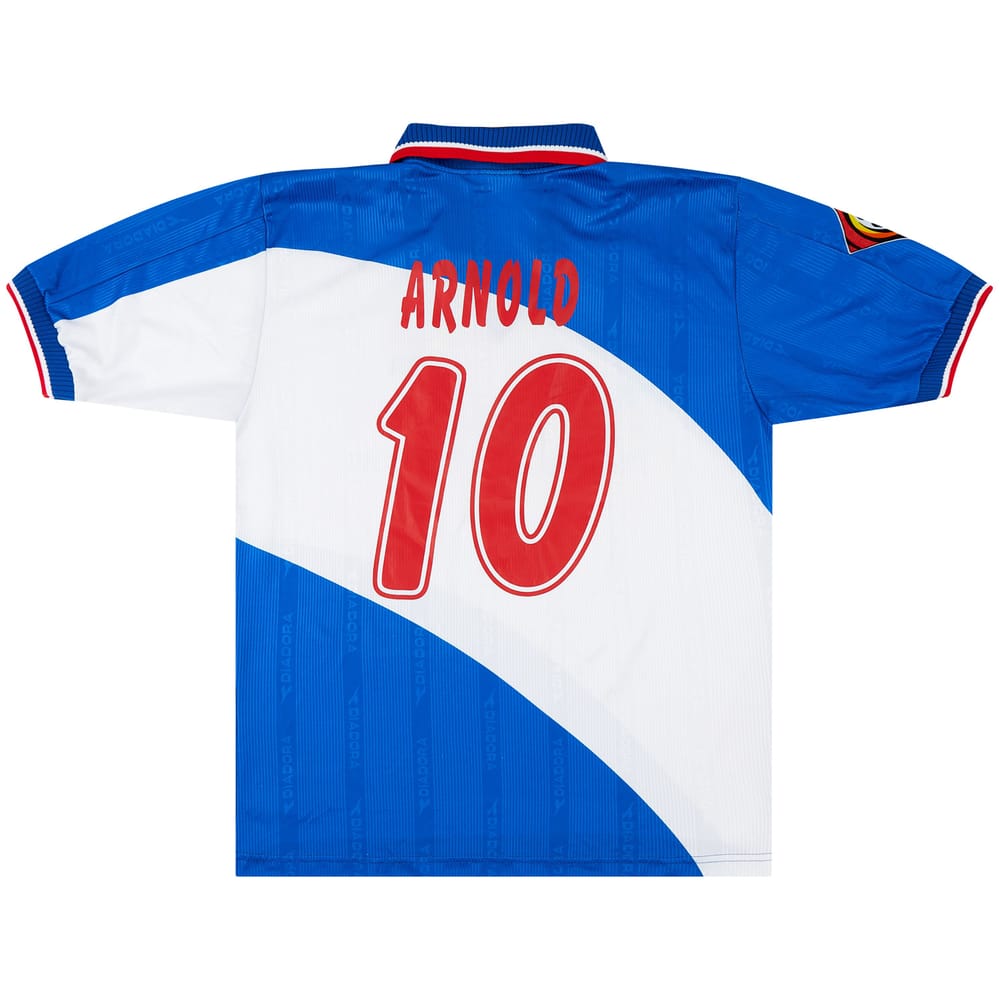 1999-00 Karlsruhe Match Issue Home Shirt Arnold #10