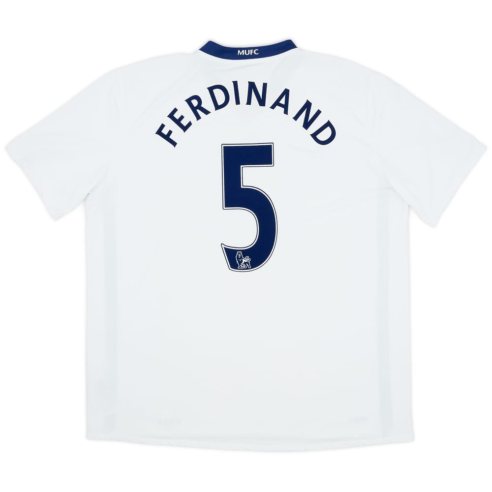2008-10 Manchester United Away Shirt Ferdinand #5 - 7/10 - (XXL)