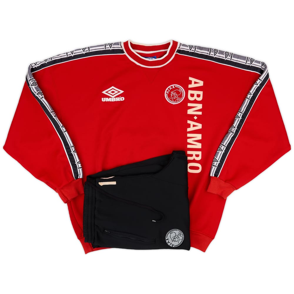 1998-99 Ajax Player Worn Umbro Training Suit #10 (Litmanen)