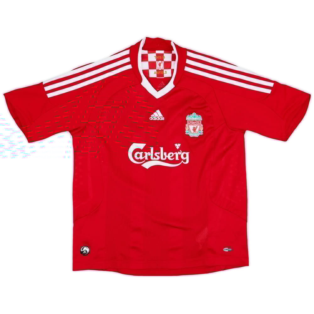 2008-10 Liverpool Home Shirt - 5/10 - (M.Boys)