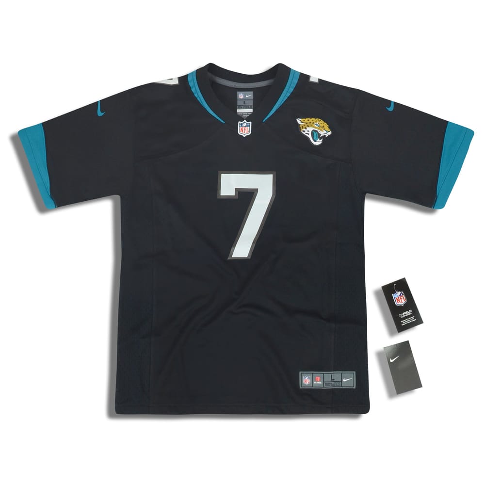 2019 Jacksonville Jaguars Foles #7 Nike Game Jersey (Home) Y - W/Tags