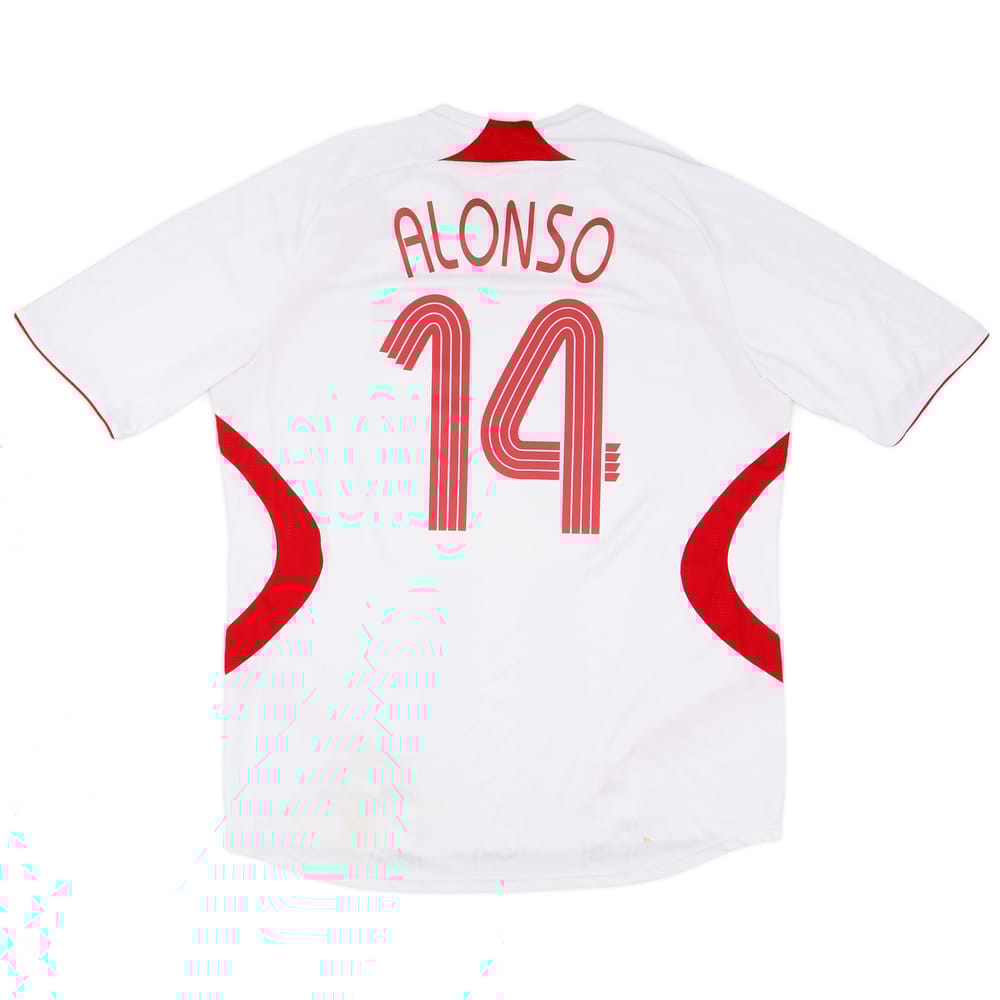 2007-08 Liverpool Away Shirt Alonso #14 - 6/10 - (XL)
