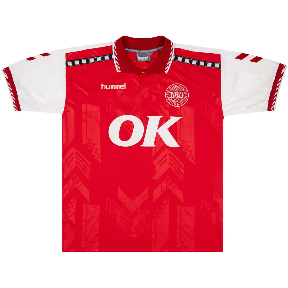 1998-99 Denmark Match Issue Home Shirt #2 (Colding)