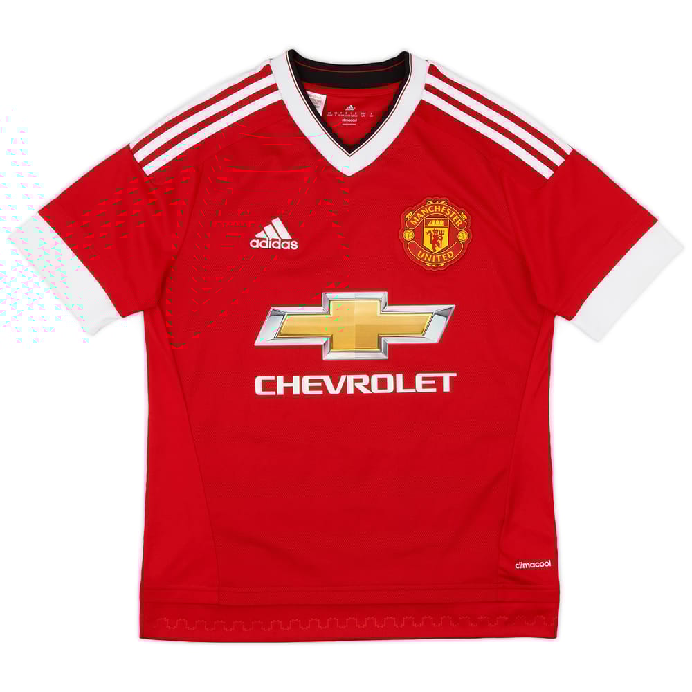2015-16 Manchester United Home Shirt - 8/10 - (L.Boys)