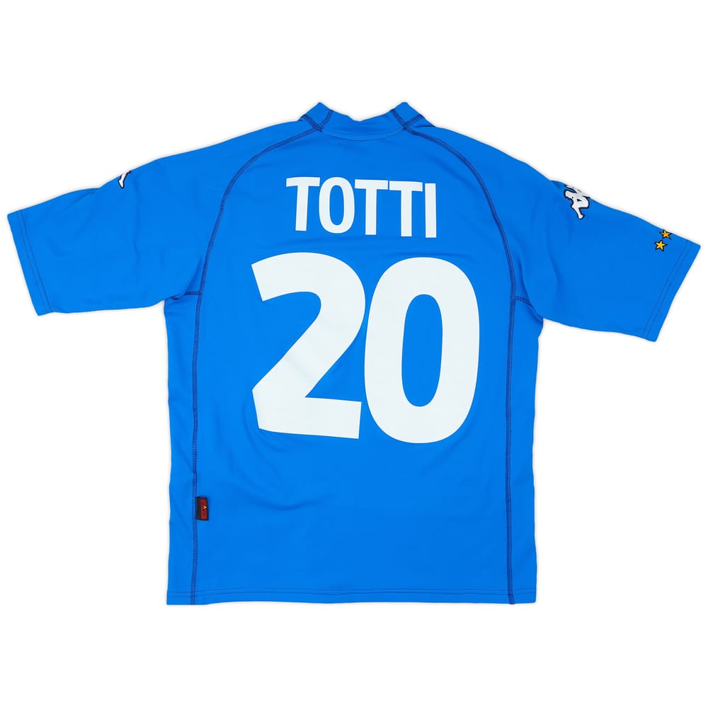 2000-01 Italy Home Shirt Totti #20 - 7/10 - (M)