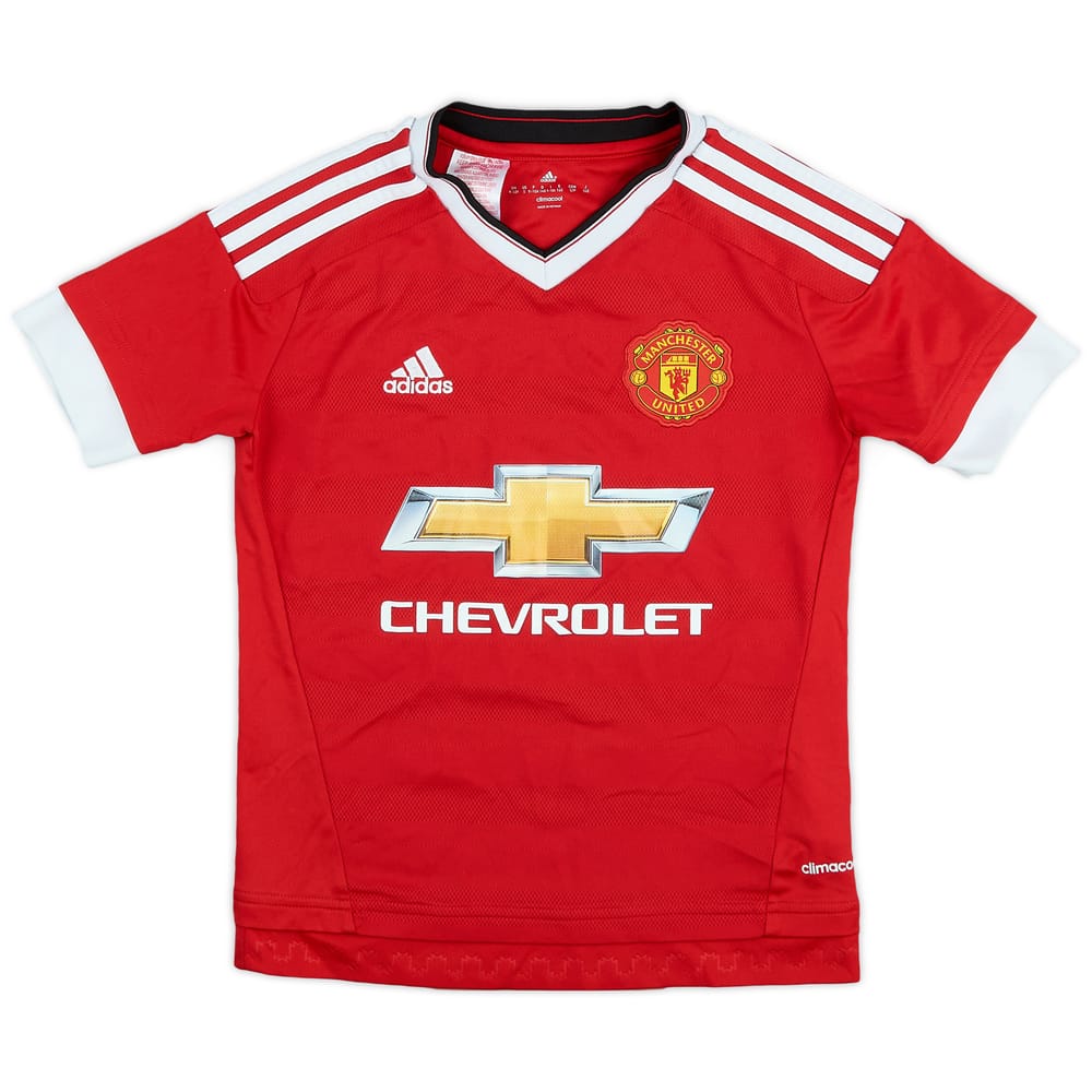 2015-16 Manchester United Home Shirt - 8/10 - (S.Boys)