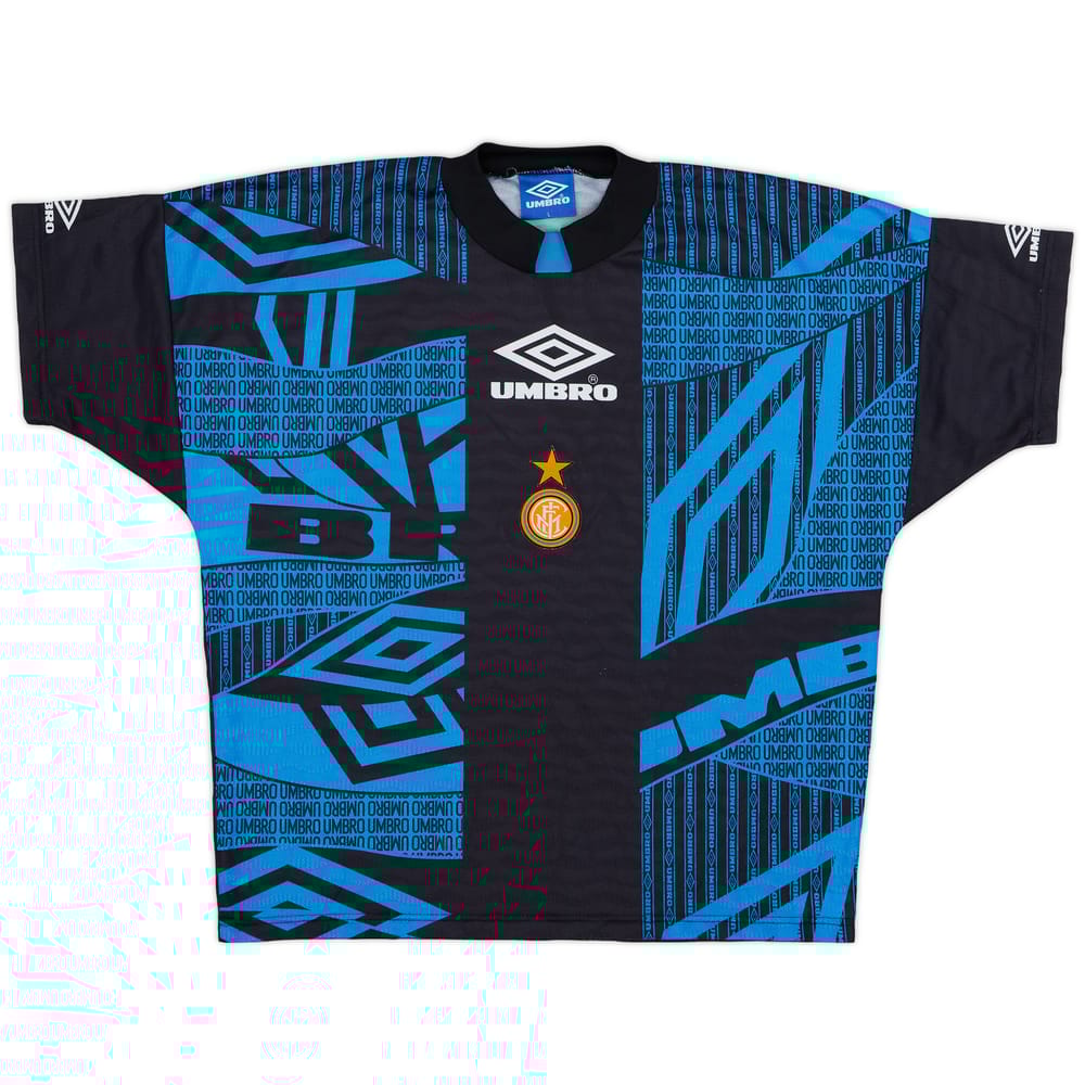 1992-94 Inter Milan Umbro Training Shirt - 8/10 - (L)