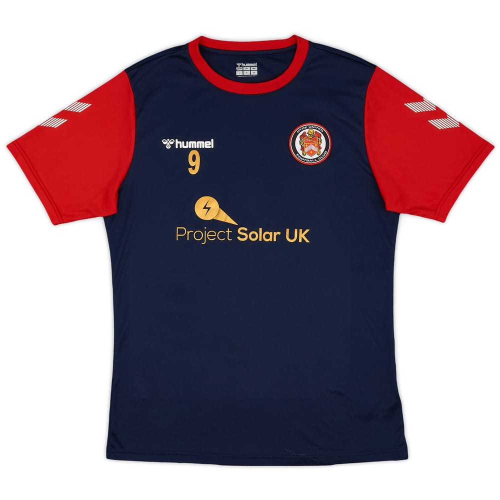 2021-22 Hyde United Hummel Player Issue Training Shirt #9 - 8/10 - (L)