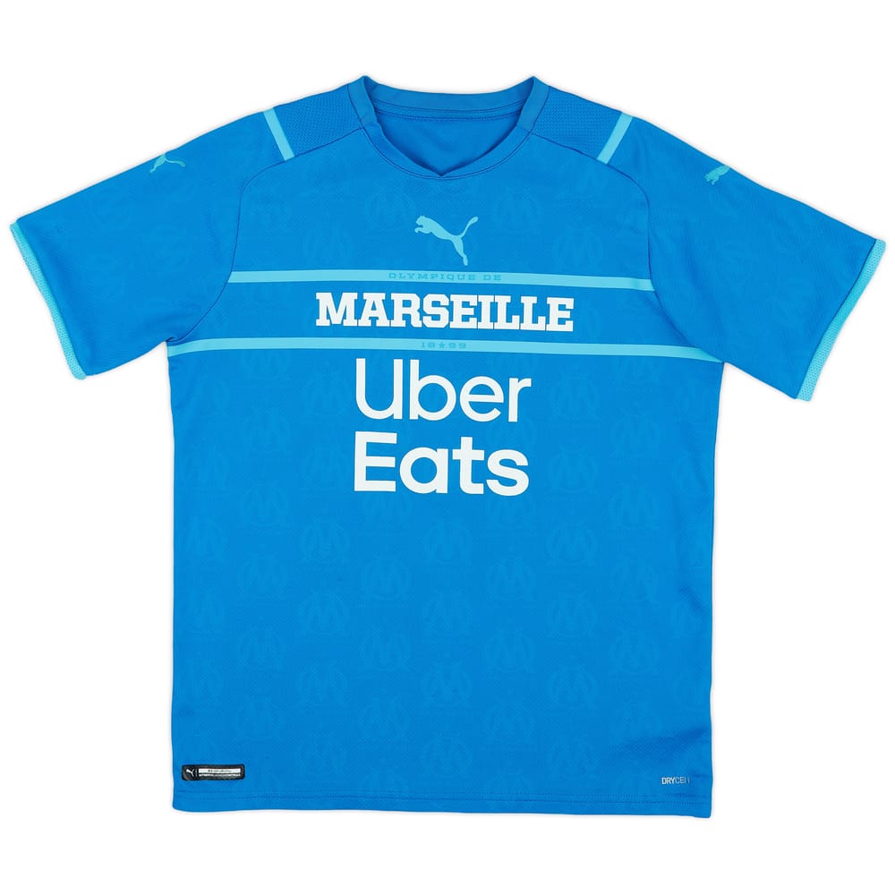 2021-22 Olympique Marseille Third Shirt - 6/10 - (XL.Boys)