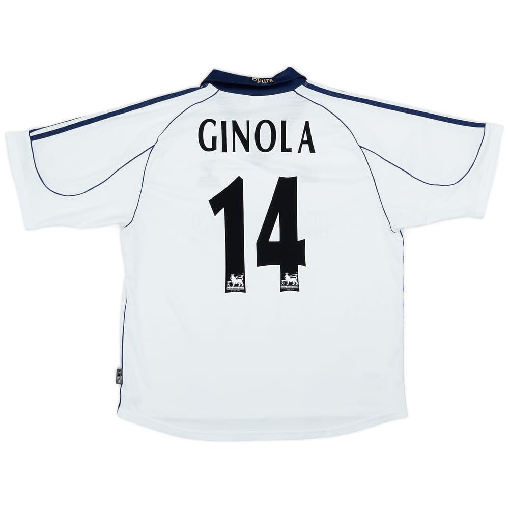 1999-01 Tottenham Home Shirt Ginola #14 - 9/10 - (XL)