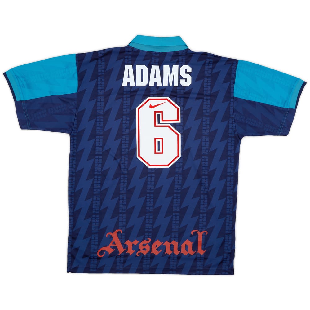 1994-95 Arsenal Away Shirt Adams #6 - 9/10 - (XL)
