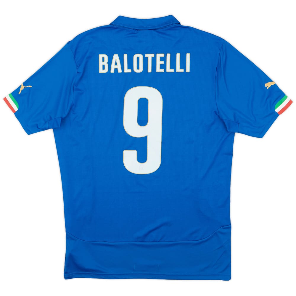 2014-15 Italy Home Shirt Balotelli #9 (L)