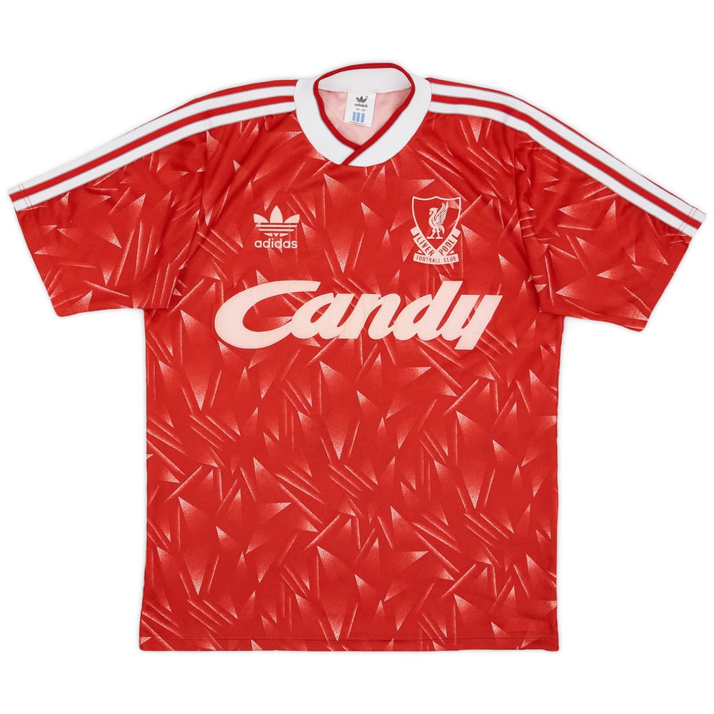 1989-91 Liverpool Home Shirt - 8/10 - (S/M)