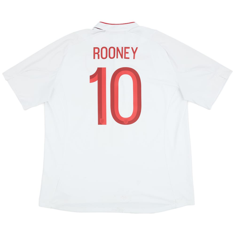 2012-13 England Home Shirt Rooney #10 - 7/10 - (3XL)