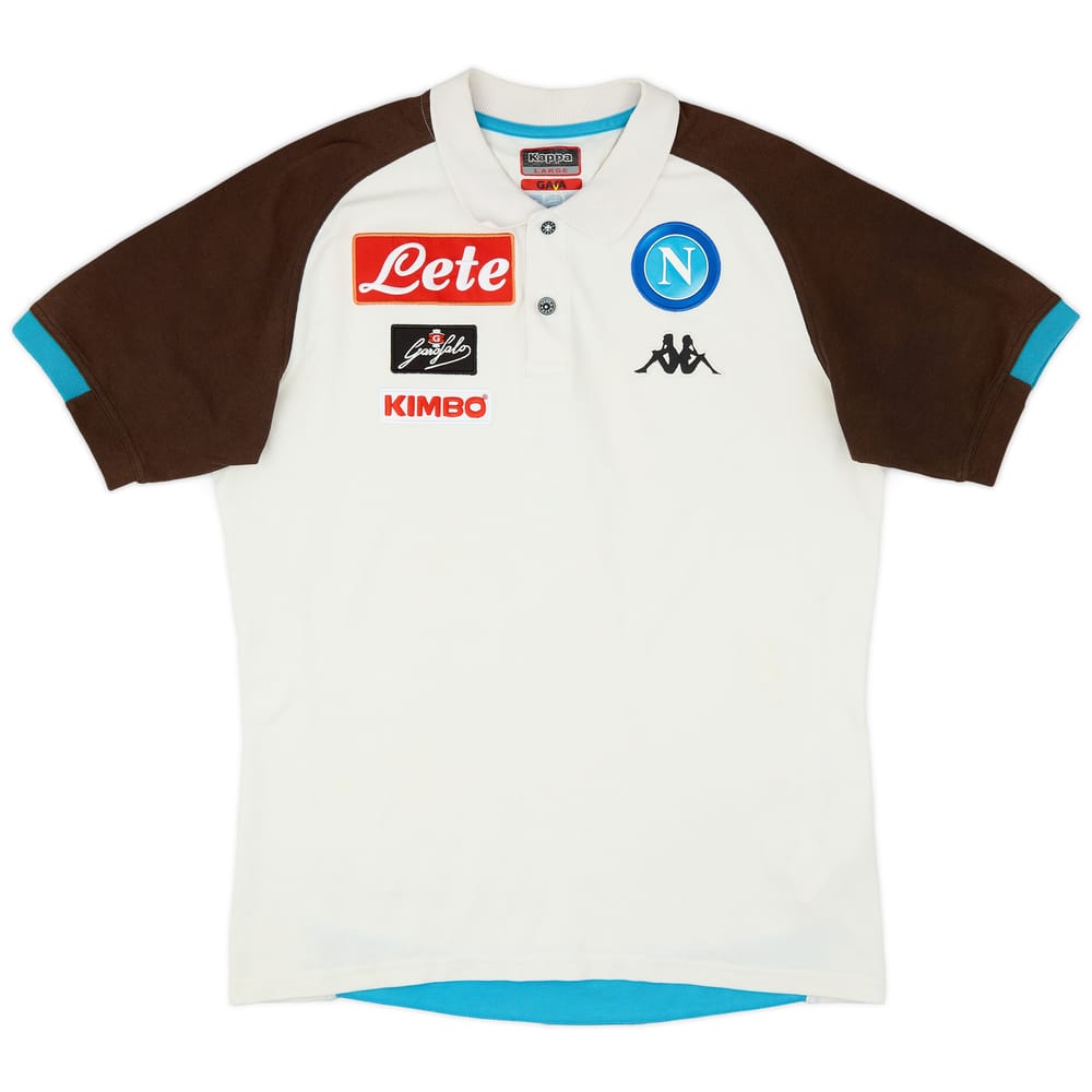 2018-19 Napoli Kappa Polo Shirt - 7/10 - (L)