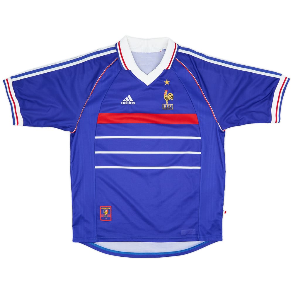 1998-00 France Home Shirt - 9/10 - (XL)