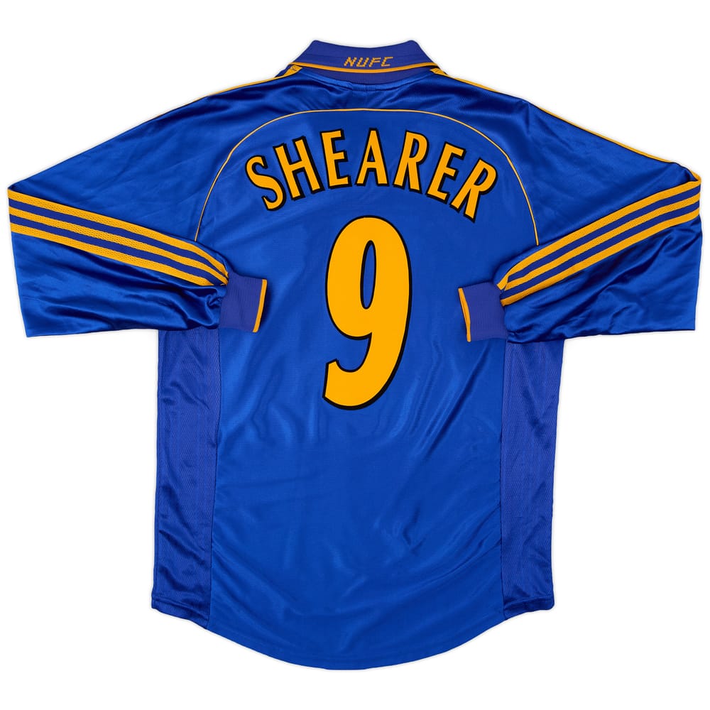 1998-99 Newcastle Away L/S Shirt Shearer #9 - 8/10 - (M)