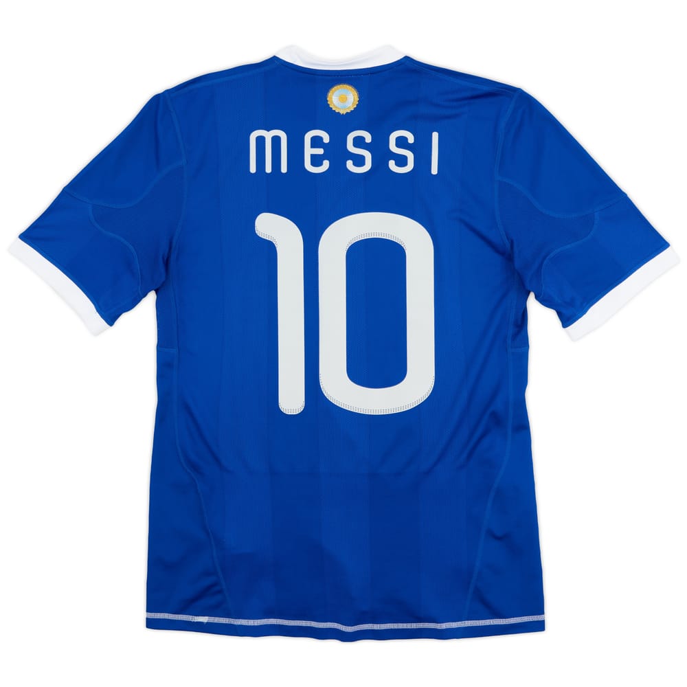 2010-11 Argentina Away Shirt Messi #10 - 9/10 - (S)