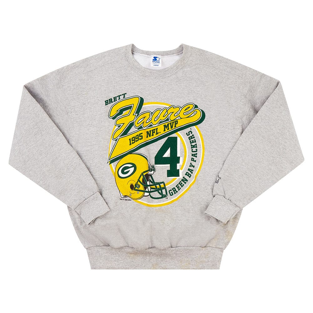 1995 Green Bay Packers Favre NFL Mvp Starter Sweat Top L