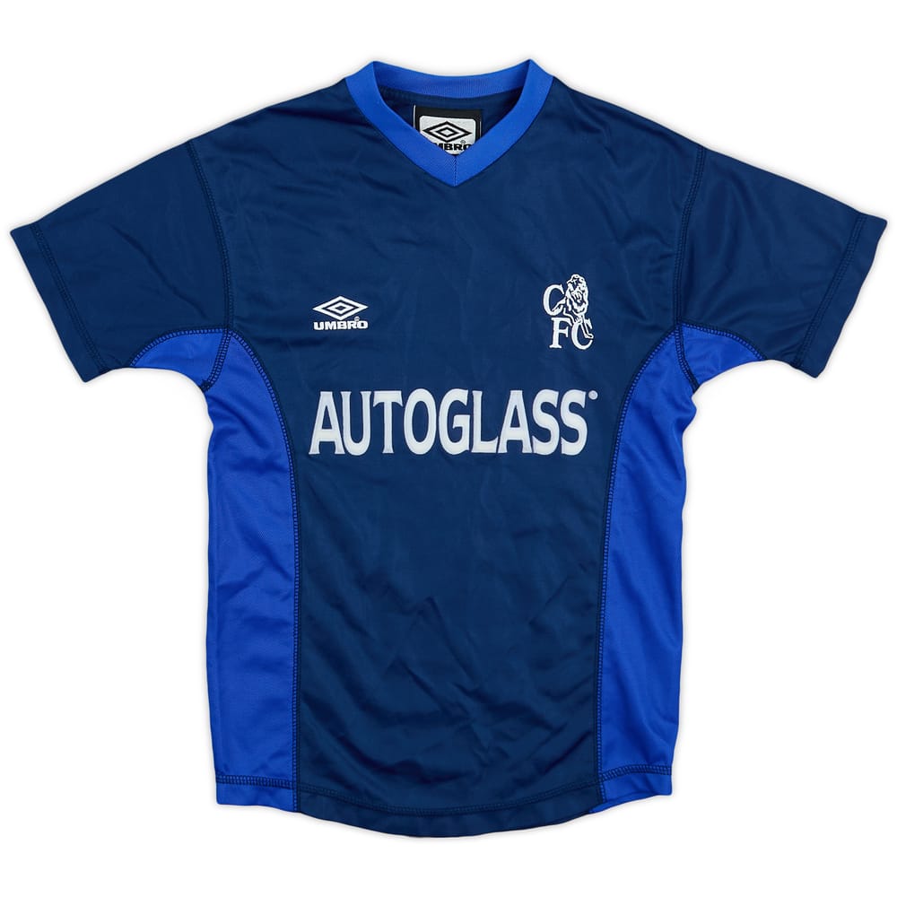 2000-01 Chelsea Umbro Training Shirt - 8/10 - (S.Boys)