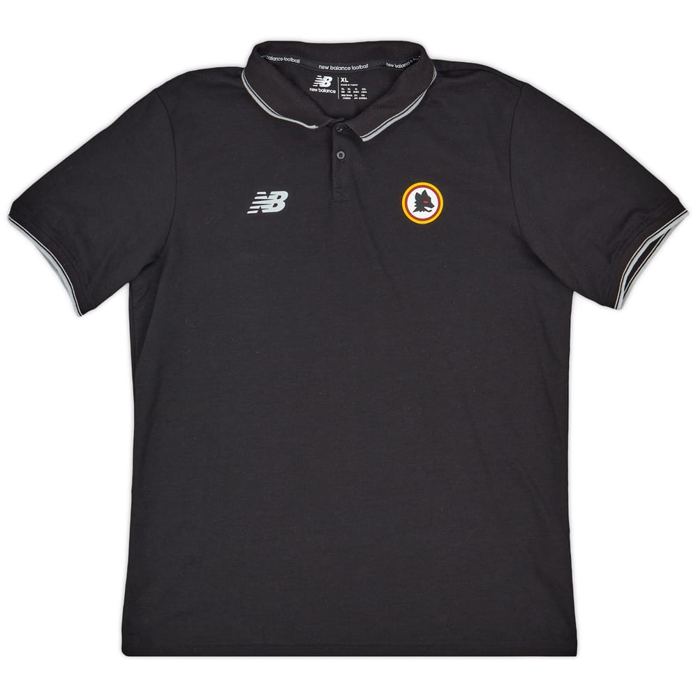 2021-22 Roma New Balance Polo Shirt - 9/10 - (XL)