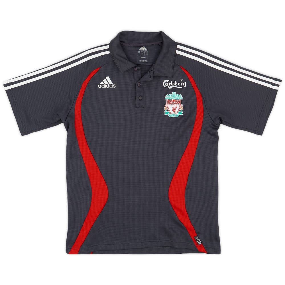 2006-07 Liverpool adidas Polo Shirt - 7/10 - (S)